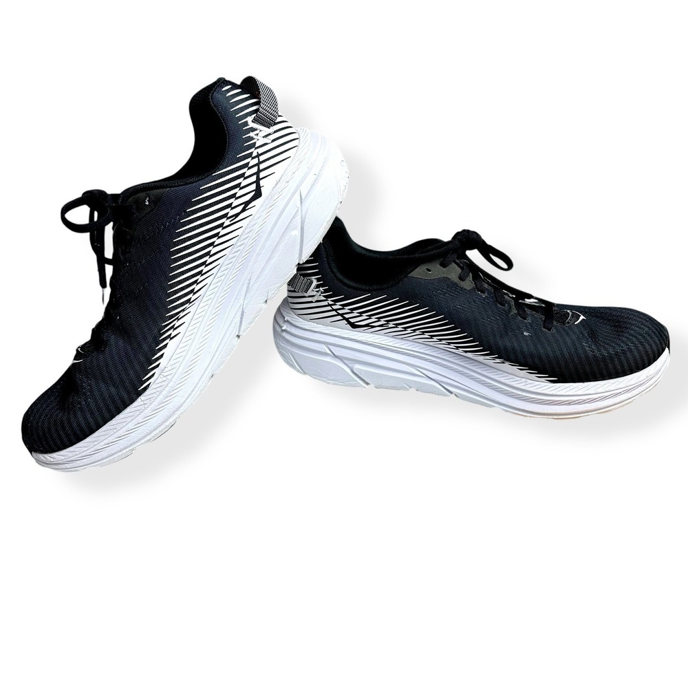 Hoka One One W Rincon 2 Women's Running Shoes Black/White (1110515) Size 11 - Picture 14 of 15
